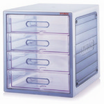 [시스맥스] 서류함 LUX멀티4단 10004(W300*D358*H334mm)