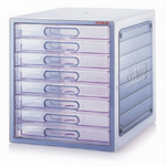 [시스맥스] 서류함 LUX멀티8단 10008(W300*D358*H334mm)