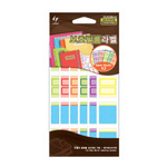 [레이테크] 견출지 20-P103A 혼합 23*29mm(1팩=12매)