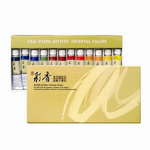 [알파색채]채향 동양화 물감세트 15ml 12색