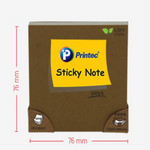 [프린텍] 스티키노트 파스텔점착메모지 7676K (76*76mm)