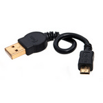 [라이트컴] USB마이크로 스트롱케이블 AM-Micro5P 흰색 BG325 (10cm)