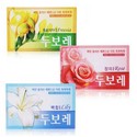 두보레/비누/백합모이스춰라이징바/100g