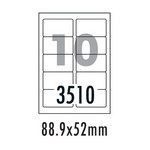 [폼텍] 분류표기용라벨 LQ-3510(20매/10칸/88.9x52mm)