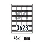 [폼텍] 분류표기용라벨 LQ-3623(20매/84칸/46x11mm)