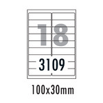 [폼텍] 주소용라벨 LS-3109(100매/18칸/100x30mm)