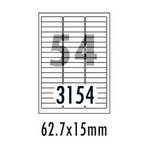 [폼텍] 분류표기용라벨 LQ-3154(20매/54칸/62.7x15mm)