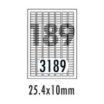 [폼텍] 분류표기용라벨 LS-3189(100매/189칸/25.4x10mm)