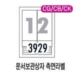 [폼텍] 화일인덱스용라벨 CG-3929(10매/12칸/연초록)