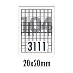 [폼텍] 분류표기용라벨 LQ-3111(20매/104칸/A4)