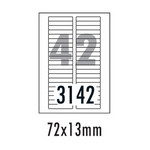 [폼텍] 분류표기용라벨 LQ-3142(20매/42칸/A4)