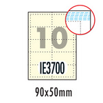 [폼텍] 광택명함용지 IE-3700(20매/10칸/노랑)