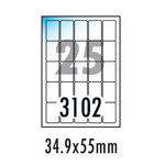[폼텍] 보호용필름라벨 CF-3102(10매/25칸)