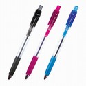 아스트/유성펜/그립크리스탈/0.38mm/흑색