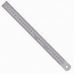 [상보기업] 국산 쇠자 30cm (유광)
