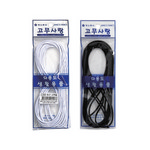 장스팬시/고무밴드/2.8mm*3M/둥근/백색