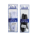 장스팬시/고무밴드/6mm*4.5M/6골/백색