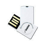 [이메이션] USB메모리 마이크로스윙 64GB 화이트실버 (스윙/USB2.0)