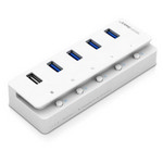 [아이피타임] USB3.0 (4+1)포트허브 UH-305 화이트